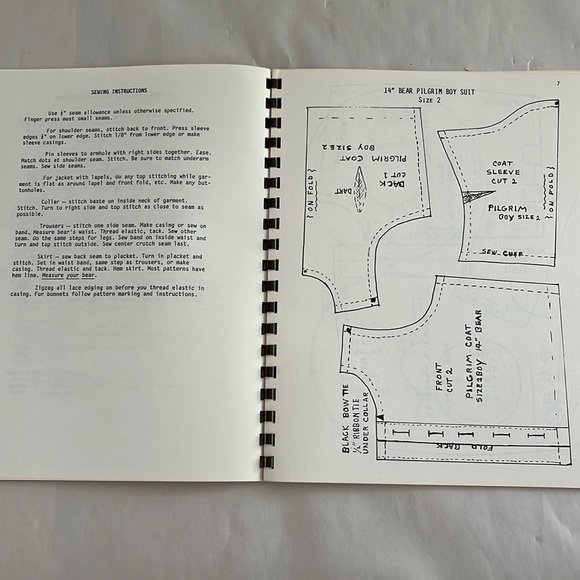 New That Special Touch, Costumes for Bears 1985 Lois Frederick Pattern BOOK - Picture 5 of 14